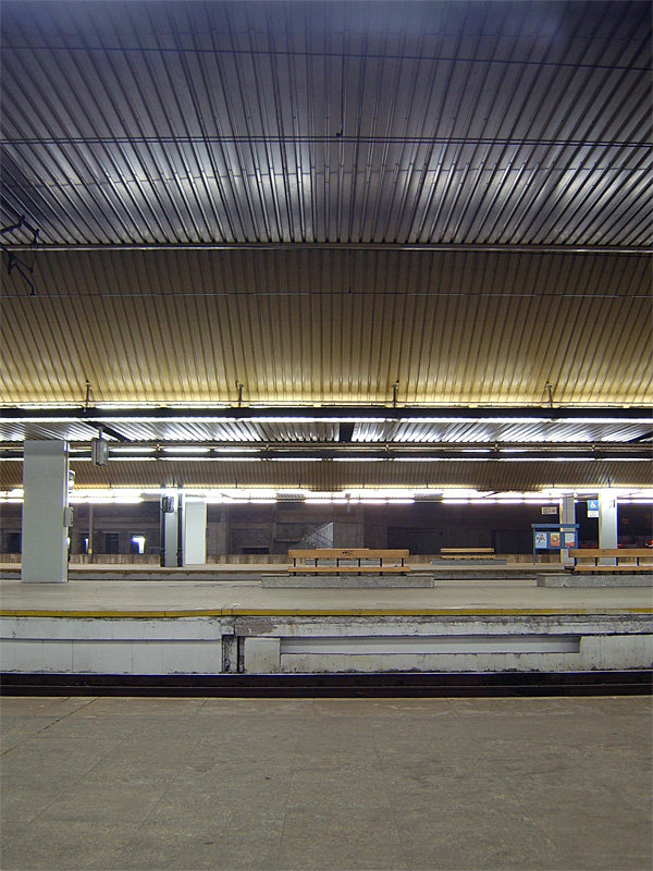 krakowski dworzec widok na perony