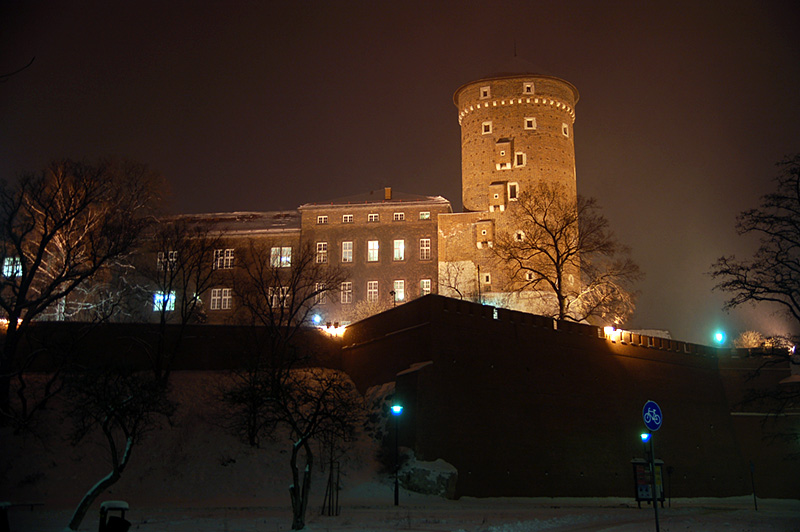 Wawel, Baszta Sandomierska i fort kleszczowy