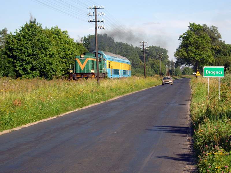 Pociąg w Dragaczu