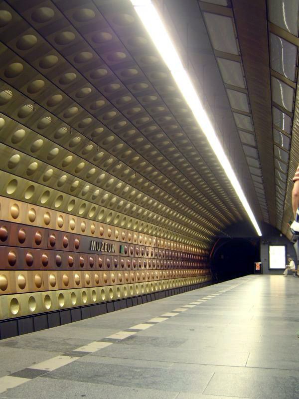Pražské metro - stanice Muzeum